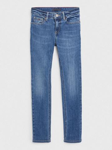 Fiú Tommy Hilfiger Slim Farmer Nadrág Kék | HU 2132CTV